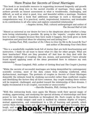 Secrets of Great Marriages by Charlie Bloom