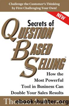 Secrets of Question-Based Selling by Thomas Freese