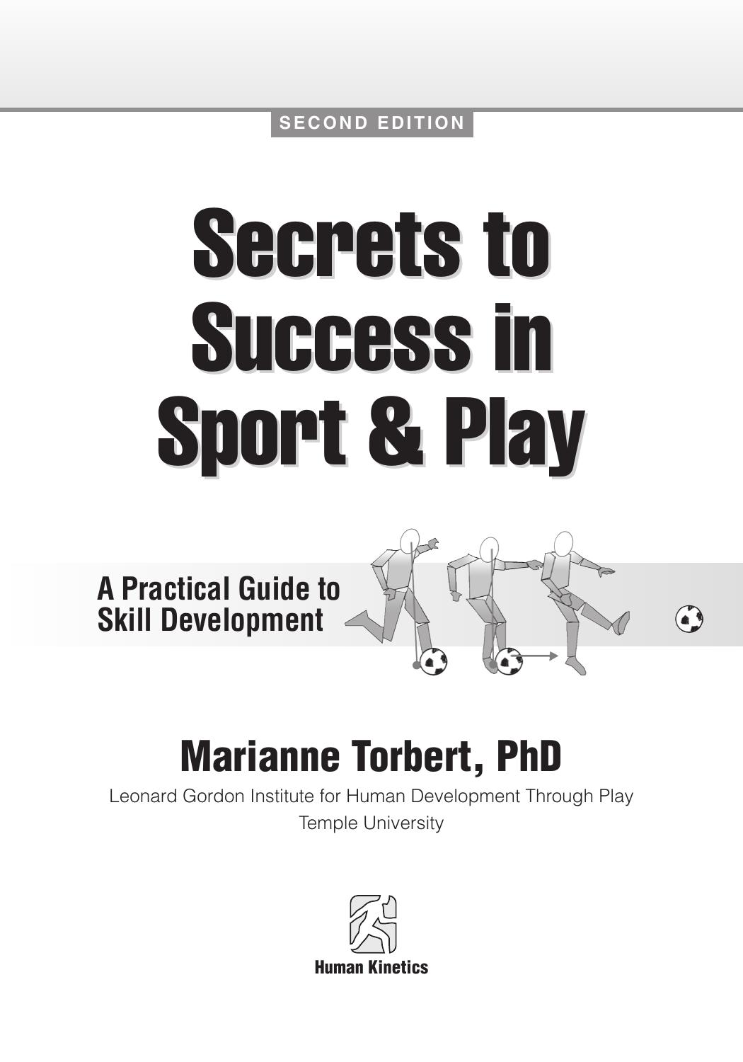 Secrets to Success in Sport & Play by Marianne Torbert