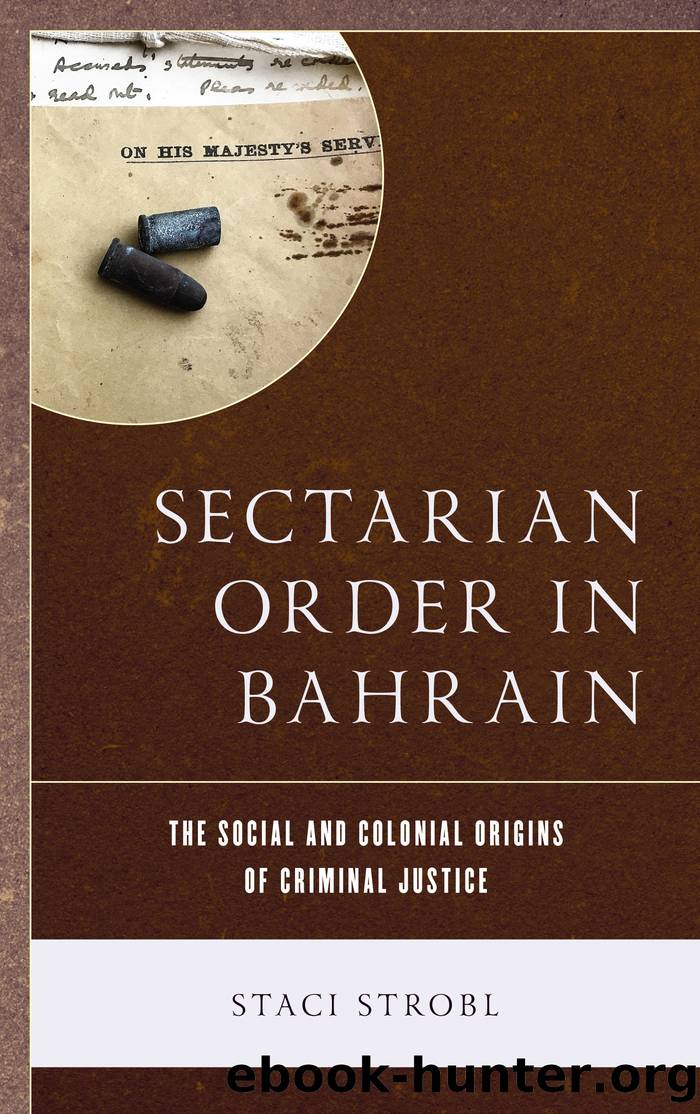 Sectarian Order in Bahrain by Strobl Staci;