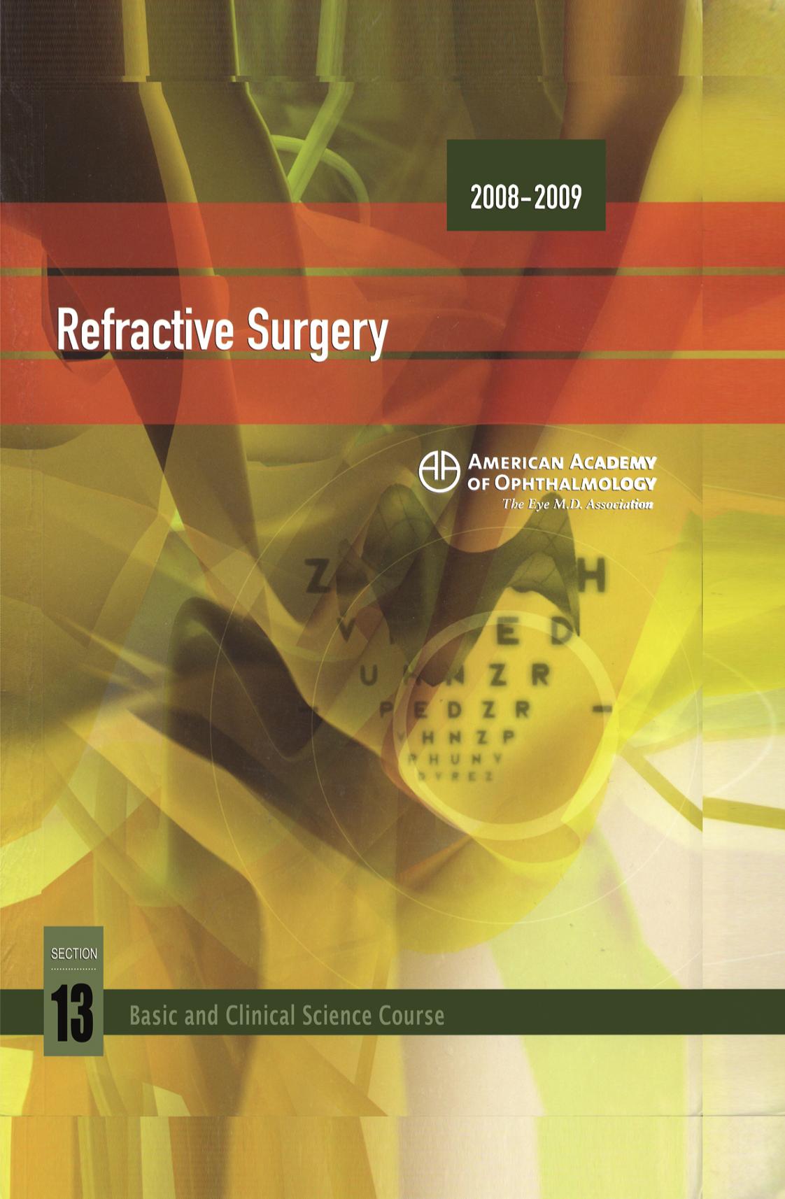 Section 13 Refractive Surgery by Unknown