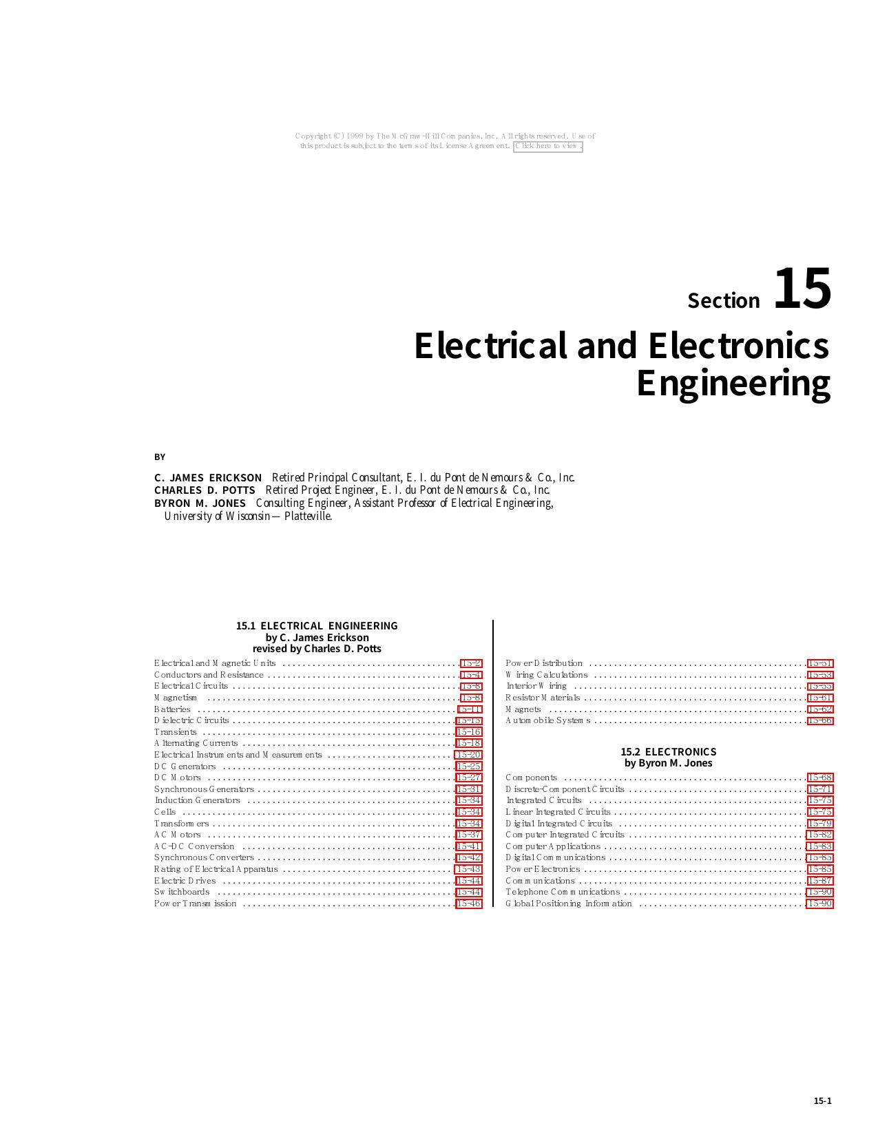 Section 15 - Electrical and Electronics Engineering by unknow