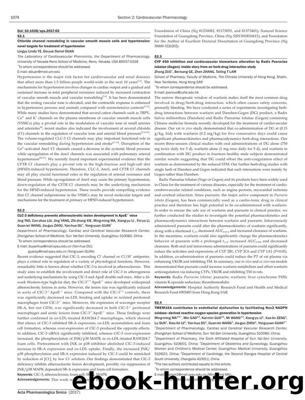 Section 2: Cardiovascular Pharmacology by Unknown