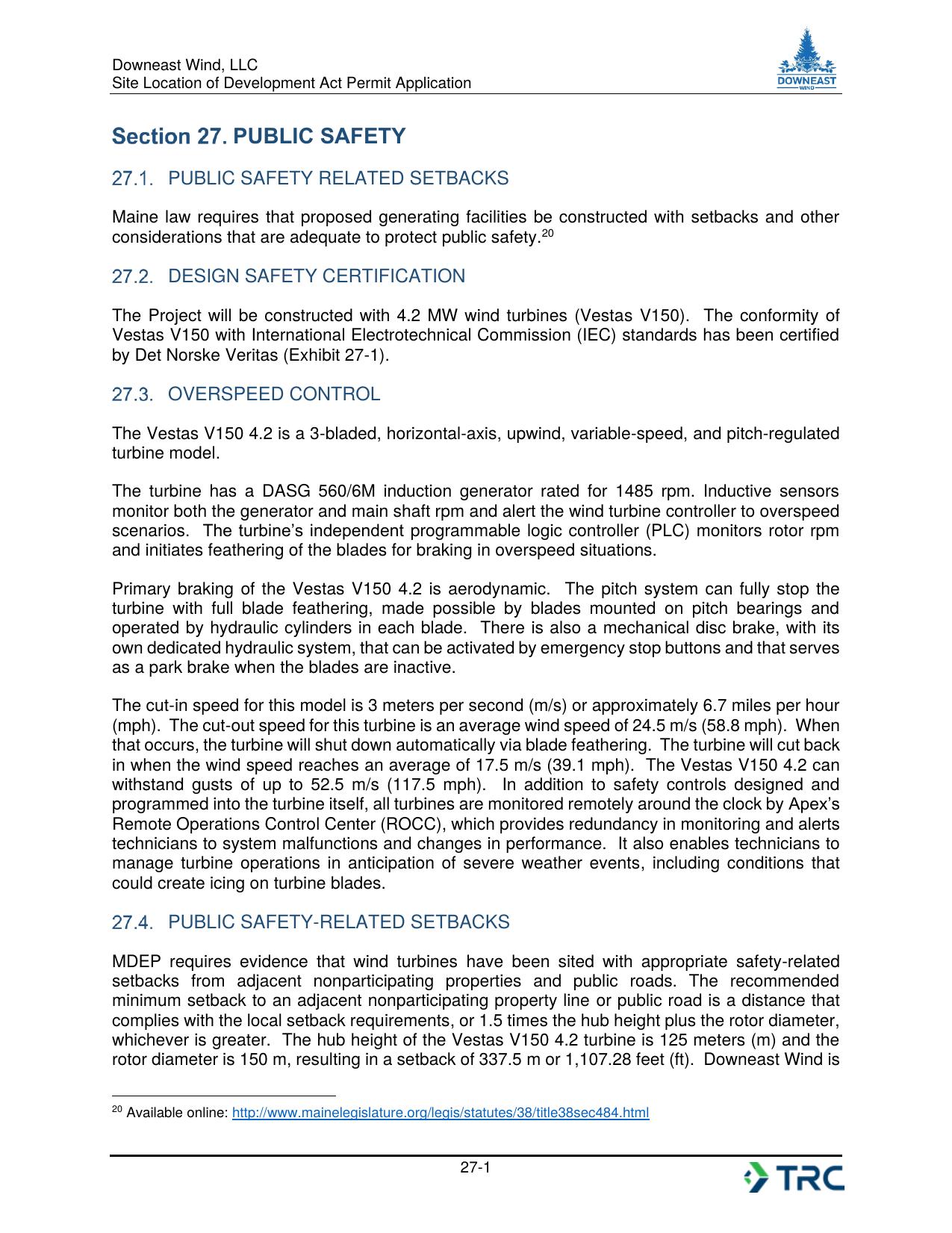 Section 27 Public Safety by Unknown