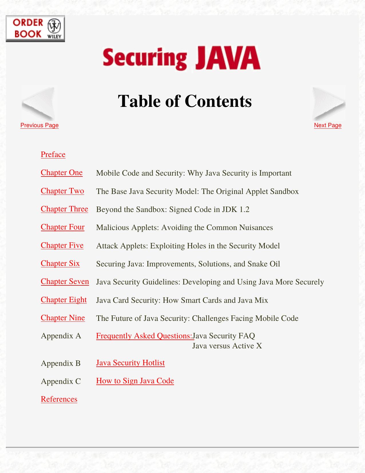 Securing Java by Unknown