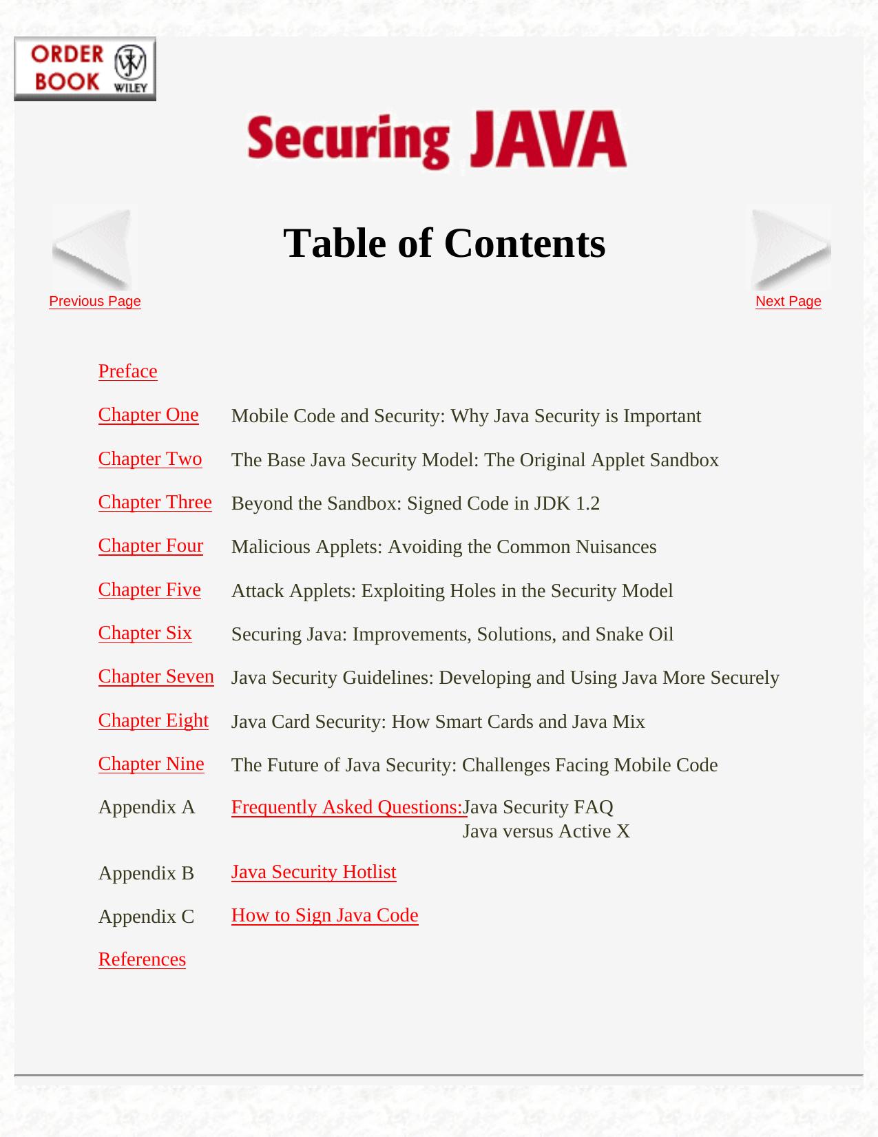 Securing Java: Getting Down to Business with Mobile Code 2nd Edition by Unknown