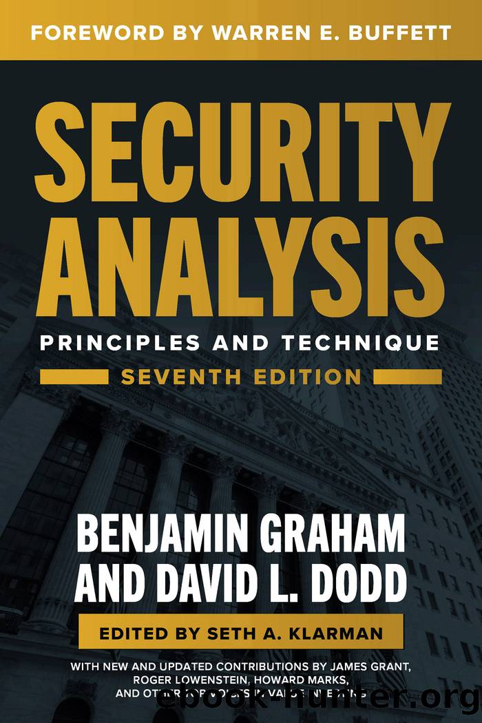 Security Analysis by Seth A. Klarman