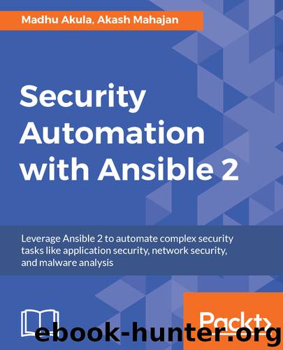 Security Automation with Ansible 2 by Akash Mahajan