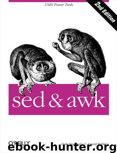Sed & awk, 2nd Edition by Dale Dougherty & Arnold Robbins