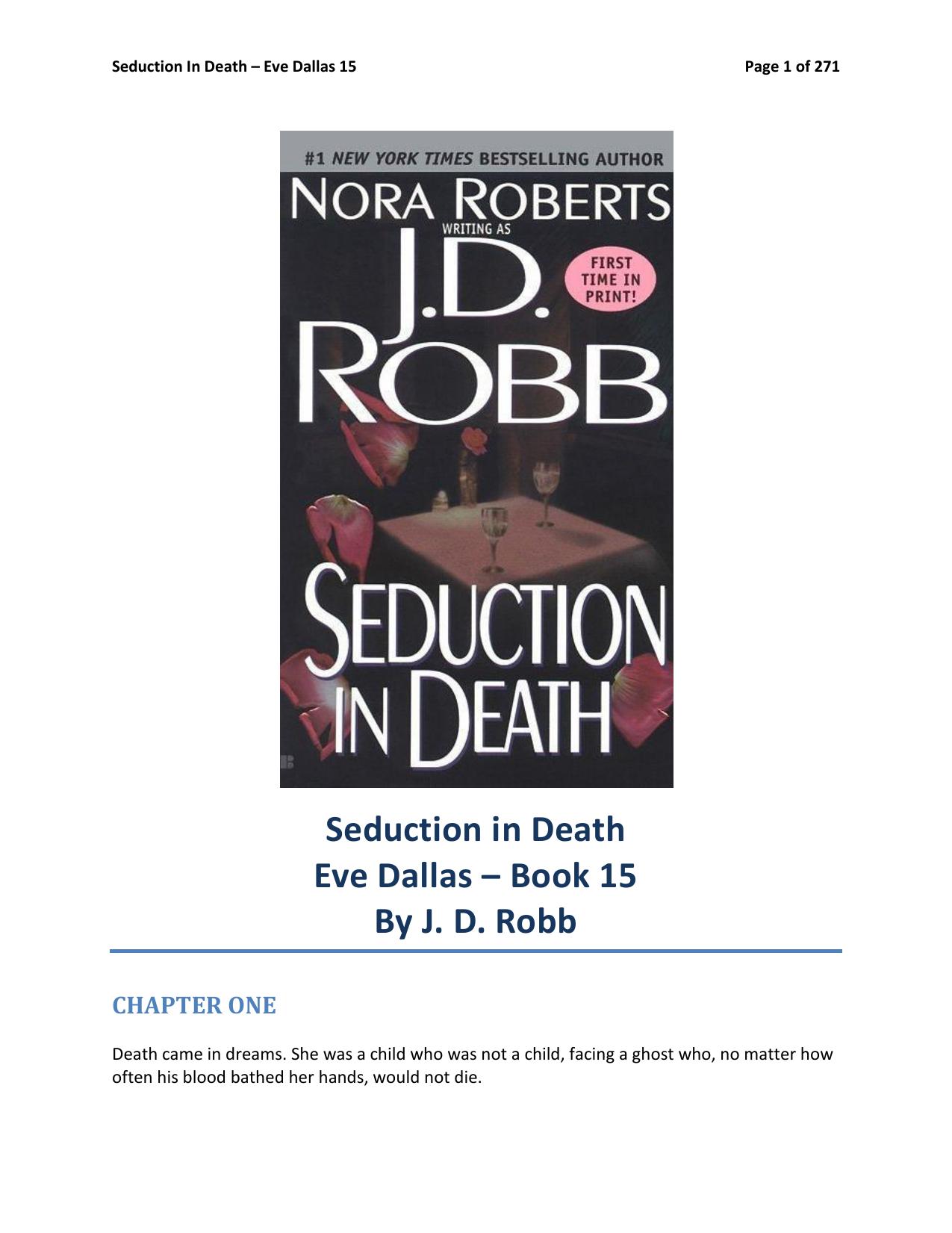 Seduction In Death by J.D. Robb