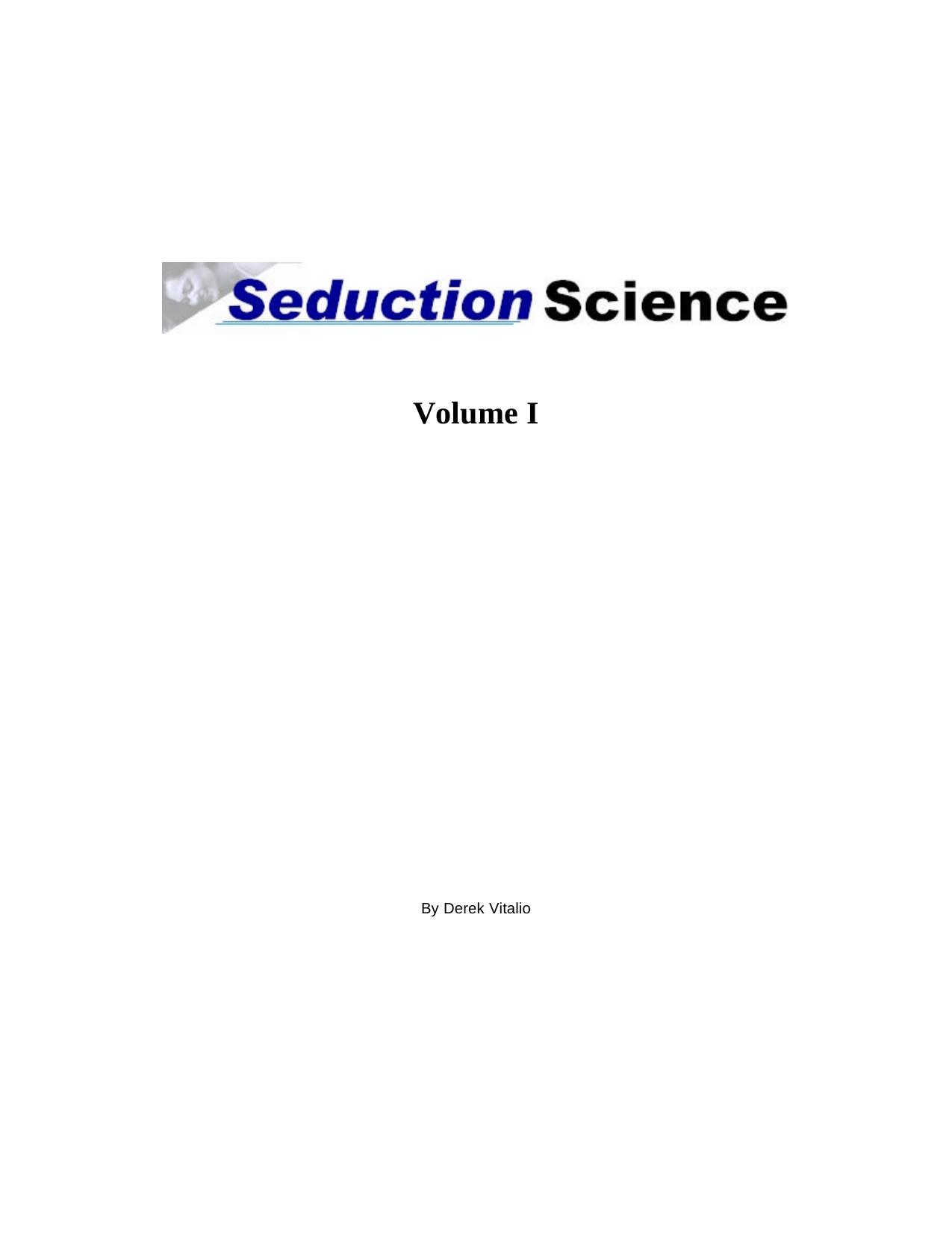 Seduction Science Volume I.PDF by Administrator
