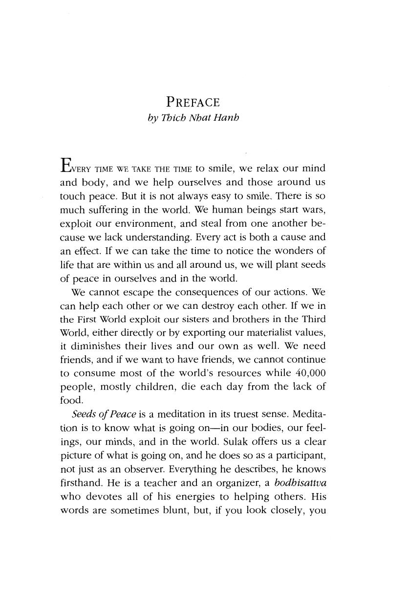 Seeds of Peace by Sulak Sivaraksa