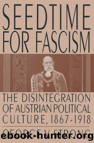 Seedtime for Fascism by George V. Strong