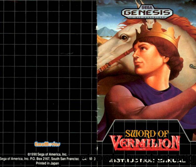 Sega Genesis - Sword of Vermilion by PDF by z0ink; Scans from Sega Forever