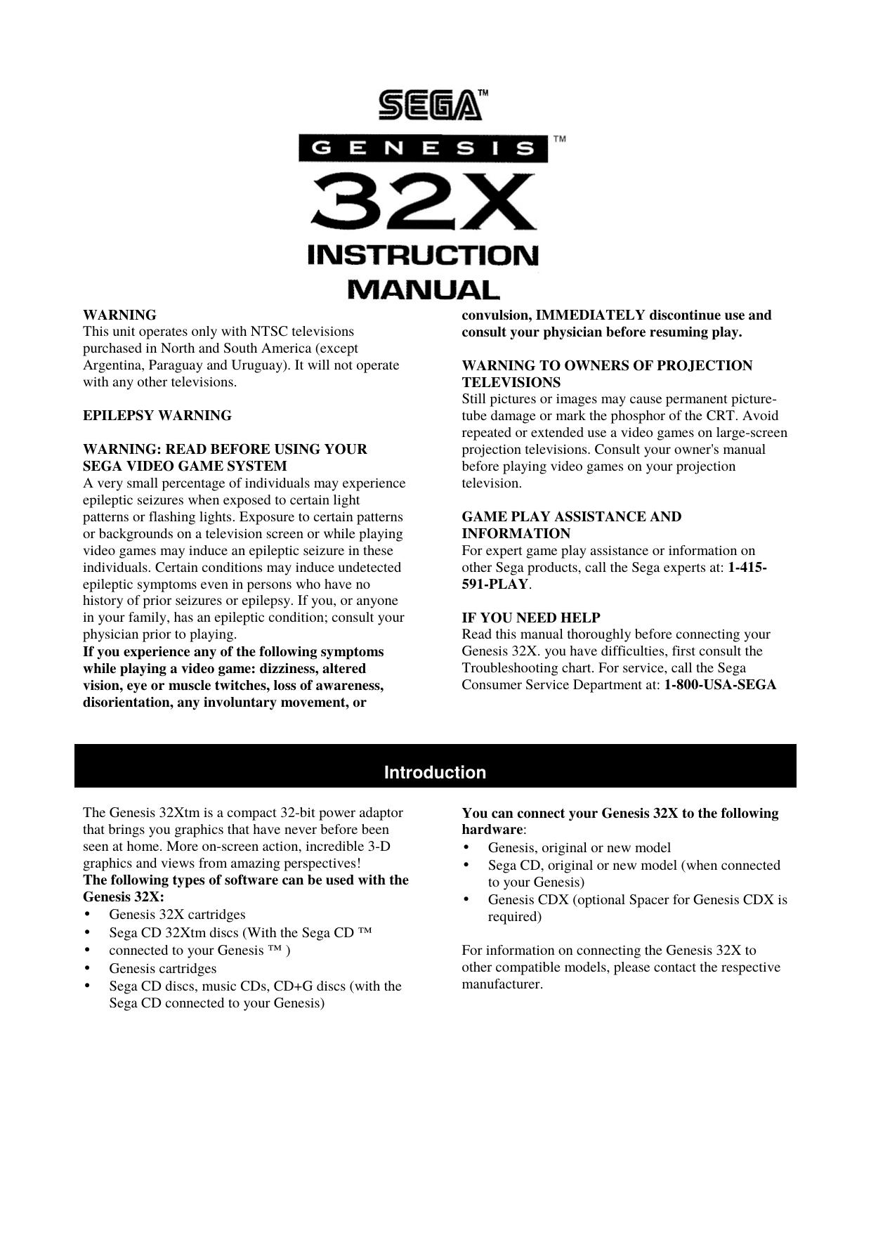 Sega Genesis with 32X (USA, NTSC) by AntoPISA