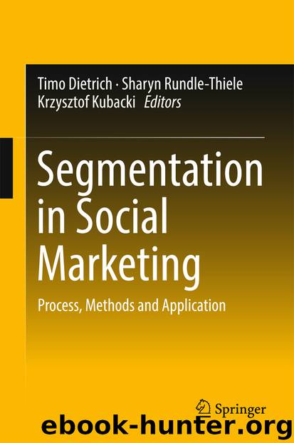 Segmentation in Social Marketing by Timo Dietrich Sharyn Rundle-Thiele & Krzysztof Kubacki