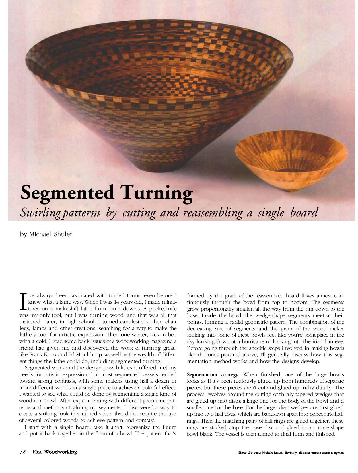 Segmented Turning by Michael Shuler