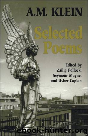 Selected Poems by A. M. Klein