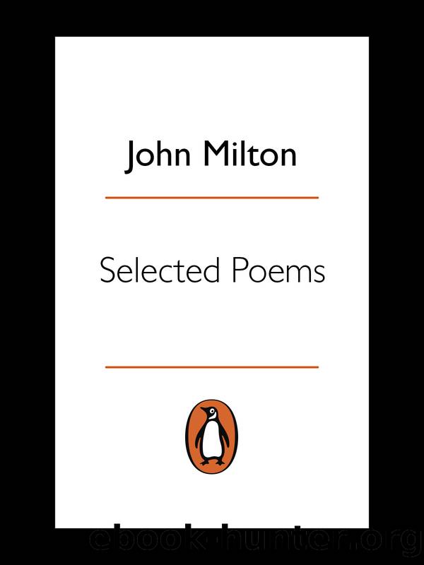 Selected Poems by John Milton