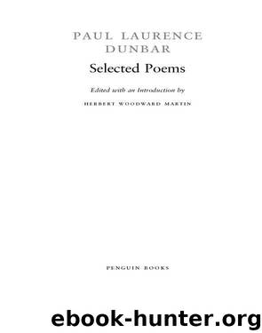 Selected Poems by Paul Laurence Dunbar