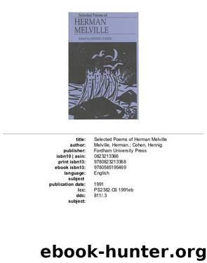 Selected Poems of Herman Melville by Herman Melville