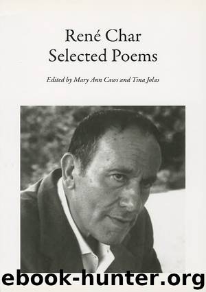 Selected Poems of René Char by Rene Char