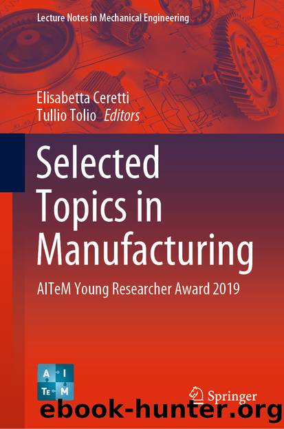 Selected Topics in Manufacturing by Unknown