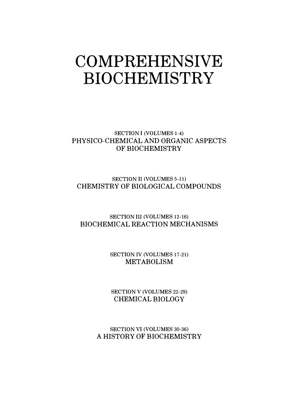 Selected Topics in the History of Biochemistry Personal Recollections. III by GIORGIO SEMENZA and RAINER JAENICKE (Eds.)