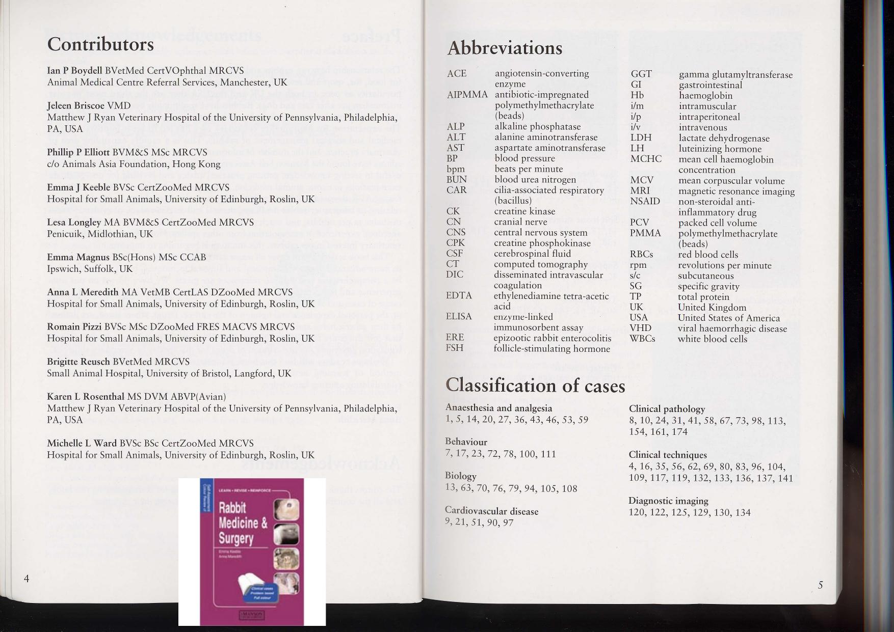 Self-Assessment Colour Review of Rabbit Medicine and Surgery by Emma Keeble Anna Meredith