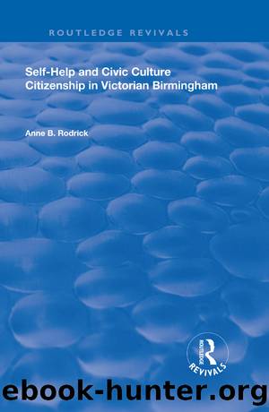 Self-Help and Civic Culture by Anne B. Rodrick