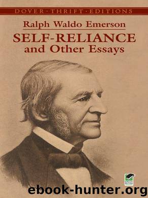 Self-Reliance and Other Essays by Ralph Waldo Emerson