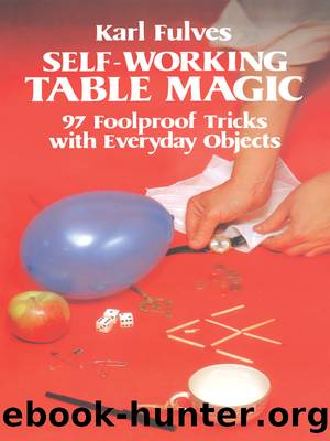 Self-Working Table Magic by Karl Fulves