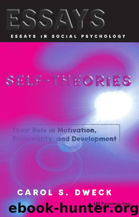 Self-theories by Dweck Carol S