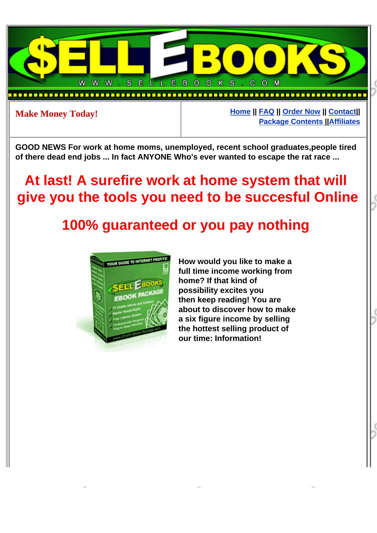 Sell EBook(R)s Package-Full Resale Rights. by Best of Kuszter's Collection