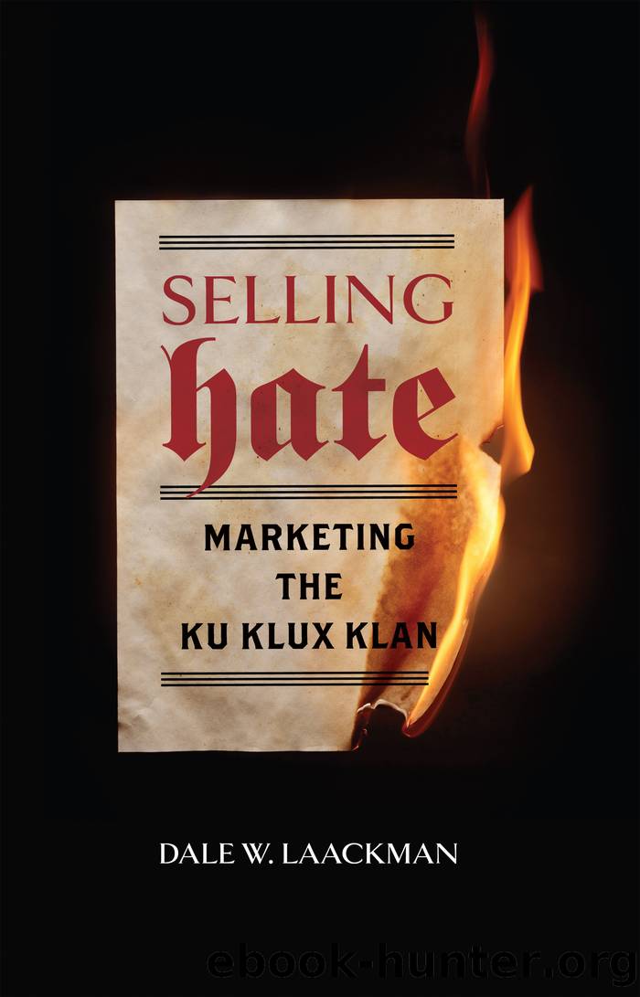 Selling Hate by Dale W. Laackman