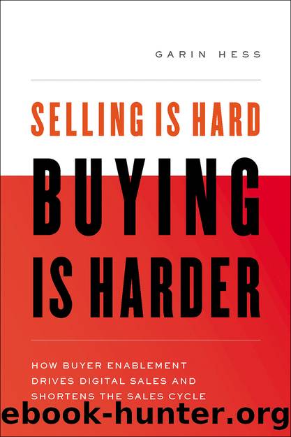 Selling Is Hard Buying Is Harder: How Buyer Enablement Drives Digital Sales and Shortens the Sales Cycle by Garin Hess
