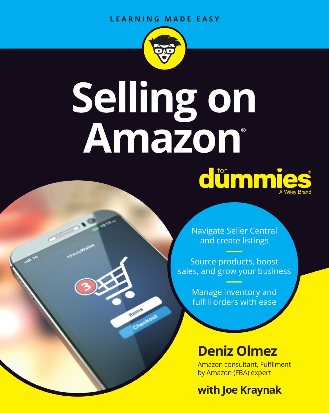 Selling on Amazon For Dummies by Deniz Olmez Joseph Kraynak