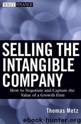 Selling the Intangible Company by Thomas Metz