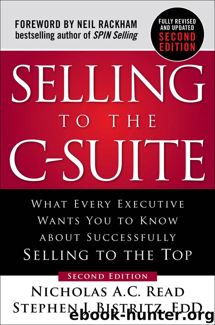 Selling to the C-Suite by Nicholas A. C. Read