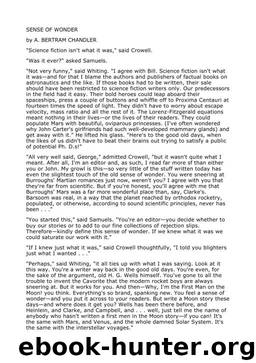 Sense Of Wonder by A. Bertram Chandler