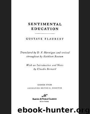 Sentimental Education (Barnes & Noble Classics Series) by Gustave Flaubert