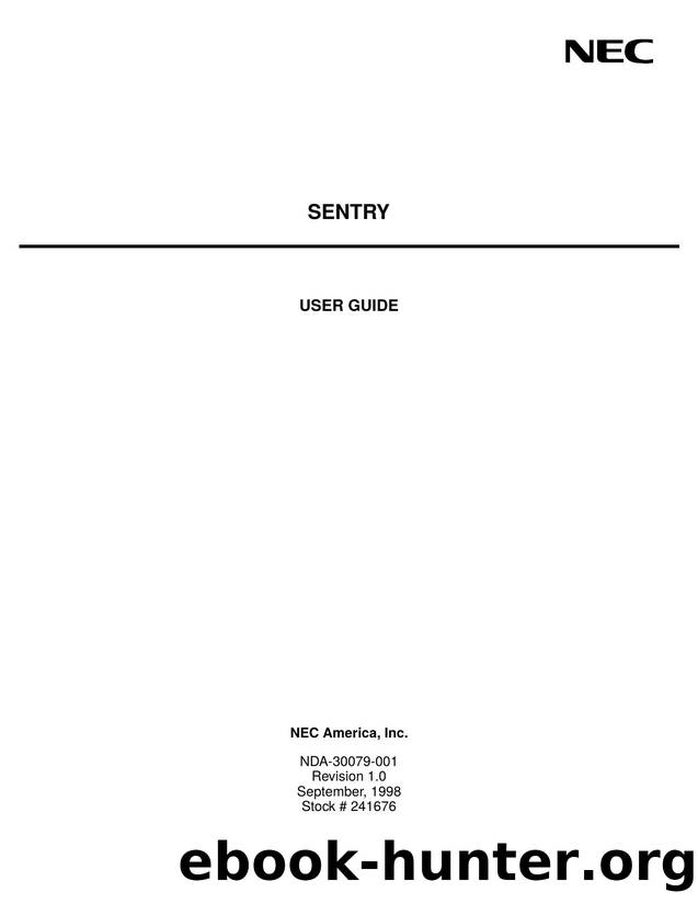 Sentry User Guide by EZ Manuals