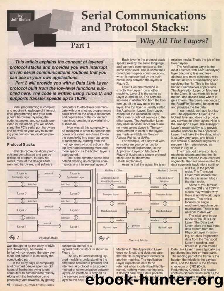 Serial Communications and Protocol Stacks by Unknown