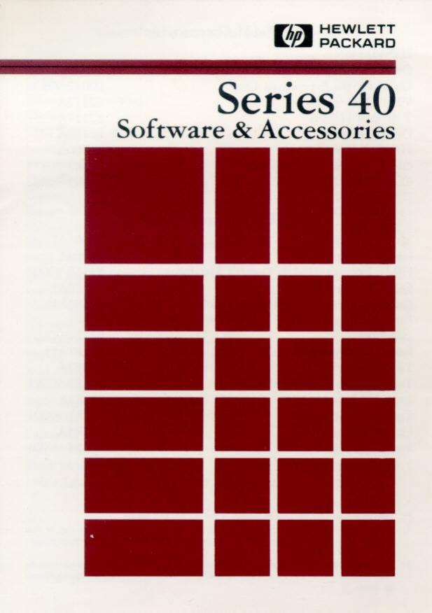 Series 40 Software & Access. by -