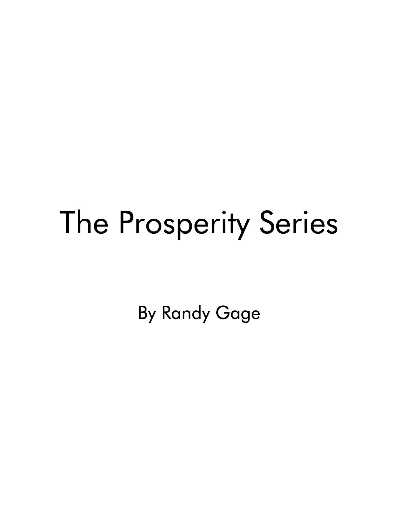 Series, Omnibus by Gage Randy