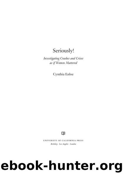 Seriously! by Enloe Cynthia;
