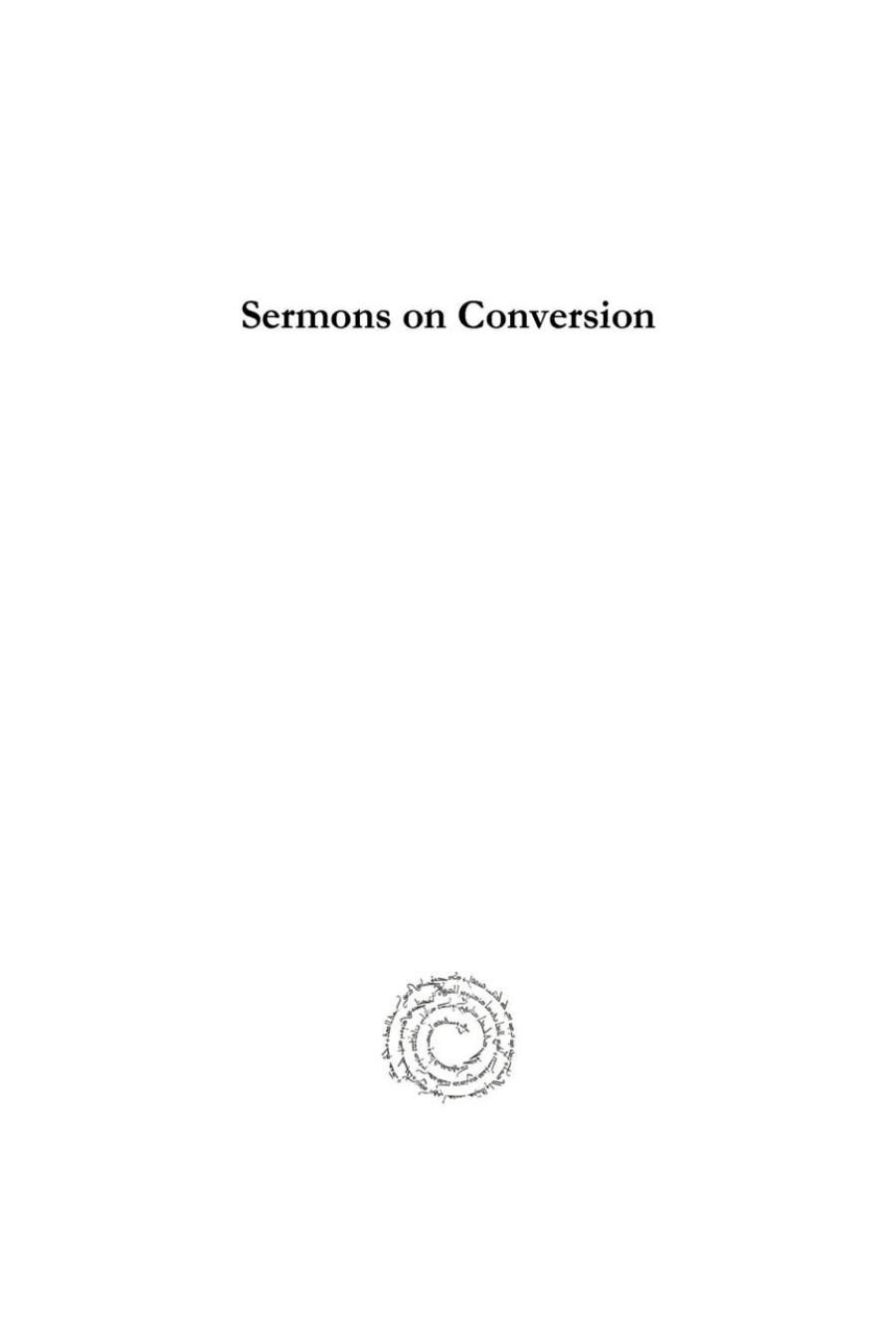 Sermons on Conversion (Monastic Studies Series) by of Clairvaux;Saint Bernard
