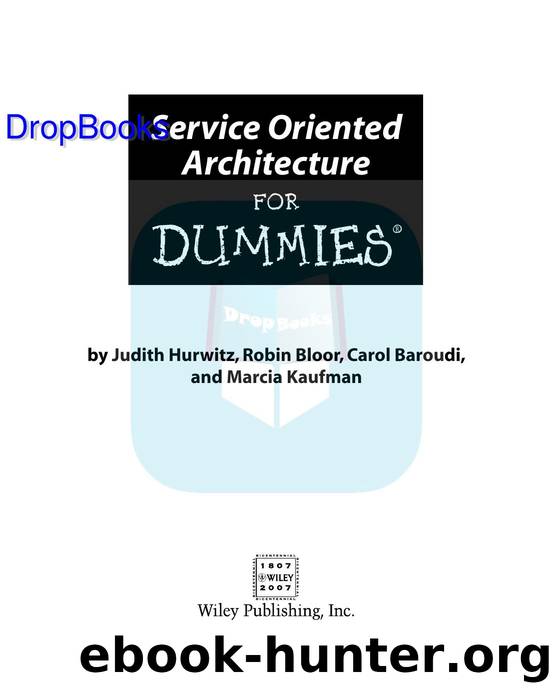 Service Oriented Architecture for Dummies ISBN by 0470054352 DropBooks APP