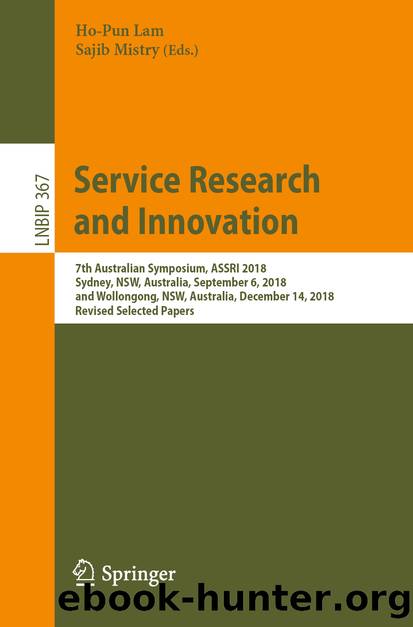 Service Research and Innovation by Unknown