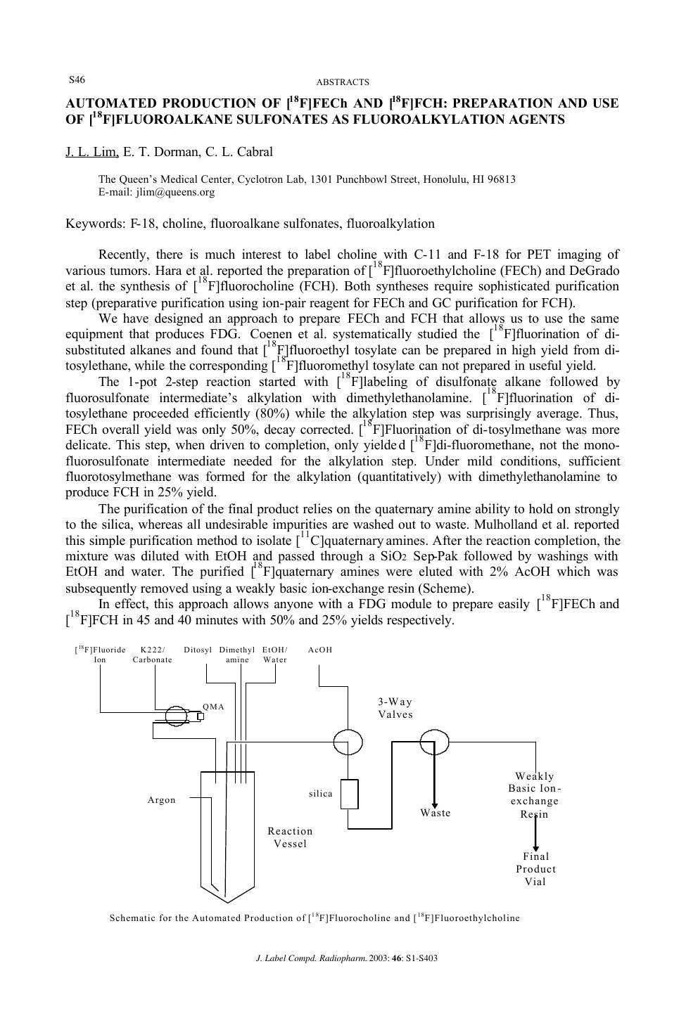 Session 8: Radiopharmaceutical Chemistry-Halogens II by kleis